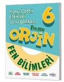 Orjin 6. Sınıf Fen Bilimleri Konu Özetli Soru Bankası - 1