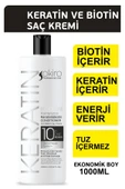 Okiro Besleyici Onarıcı ve Güçlendirici Keratin ve Biotin İçeren Saç Bakım Kremi 1000 ml. - 1