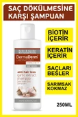 Dermaderm 2 Adet Saç Dökülmesine Karşı Biotin ve Keratin İçeren Sarımsak Özlü Şampuan 2 x 250 ml - 3