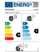 Milestone 185/35 R17 82V Reinf. Carmile Sport Oto Yaz Lastiği (Üretim Tarihi:2025) thumbnail 2