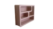 MDF Dekoratif Çok Bölmeli Kahve Köşesi Raf - Çok Amaçlı Raf - Dekoratif Raf - 1