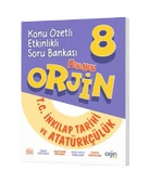 Orjin 8. Sınıf İnkılap Tarihi ve Atatürkçülük Konu Özetli Soru Bankası - 1