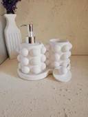 Beton Buble Sıvı Sabunluk Set - 2