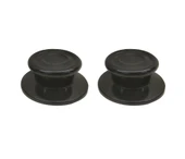 Nalburkent Tencere Cam Ve Metal Kapak Kulpu Lüks Siyah 2 Li thumbnail 1