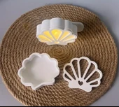 Beton Okyanus Kabuğu Ambiyans Siluet Lambası Minimalist - 2