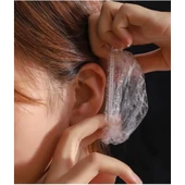 100 Adet Su Geçirmez Kulak Örtüleri Su Geçirmez Kulak Kapları Duş İçin thumbnail 3