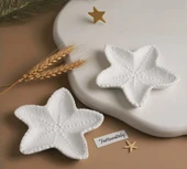 Düzensiz Denizyıldızı Takı Mum Tabağı 2 Li - 3