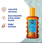 Nivea Çift Etkili Koruma ve Bronzluk Güneş Spreyi Spf30 200 Ml - 2