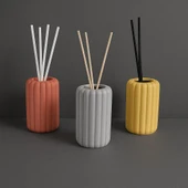 Kiremit Beton Oda Kokusu Şişesi Ve Çubuğu - 3