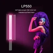 Gdx LP550 RGB Led Şarj Edilebilir Fotoğrafçılık ve Video için Renkli Işık Çubuğu - 6