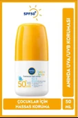 Nivea Bebek Ve Çocuk Hassas Koruma Güneş Koruyucu Roll-on Spf50+ 50 Ml - 1