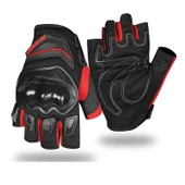 Yazlık Kısa Motosiklet Eldiveni Korumalı Birinci Kalite - 1