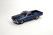 MotorMax 1970 Chevy El Camino SS mavi 396 1/24 Model Araba thumbnail 1