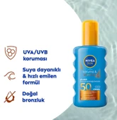 Nivea Koruma Ve Bronzluk Güneş Spreyi Spf50+ 200 Ml - 2