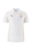 Galatasaray Orijinal Lisanslı Polo Yaka Beyaz Antrenman 5 Yıldızlı T-Shirt + Şal Kaşkol Set Hediyelik Ahşap Kutulu thumbnail 8