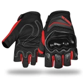 Yazlık Kısa Motosiklet Eldiveni Korumalı Birinci Kalite - 2