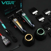 VGR V-010 Profesyonel Saç Kesme Makinesi - Güçlü ve Hassas Kesim Deneyimi ( Gold ) - 2