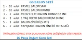 TARAFTAR SARI, KIRMIZI 20 ADET BALON 2 ADET YILDIZ, 1 YAŞ KREM FOLYO BALON SETİ thumbnail 2
