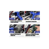 Motorsiklet  Bisiklet Zinciri Temizleme Fırçası Çift Taraflı - 5