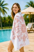 Unisex Baskılı Plaj Deniz Havuz Havlusu %100 Pamuk 70x145 Cm Wonderfull - 12