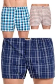 Looksense Ambassador Erkek 3 Lü Poplin  Desenli Boxer 7773 thumbnail 2