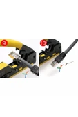 Rose RC-812 Cat5/Cat6/CAT7 EZ-RJ45-RJ11 Konnektör Sıkma Pensesi thumbnail 6