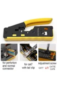 Rose RC-812 Cat5/Cat6/CAT7 EZ-RJ45-RJ11 Konnektör Sıkma Pensesi thumbnail 3