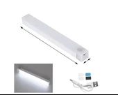 20 CM BEYAZ IŞIK HAREKET SENSÖRLÜ DOLAP İÇİ ÇALIŞMA MASASI MUTFAK TEZGAH ALTI USB LED IŞIK - 1