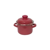 AKILLIELMA-ALEV KIRMIZI 12 CM EMAYE DERİN TENCERE 0,90 LT thumbnail 1