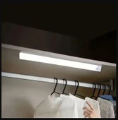 50 CM BEYAZ IŞIK HAREKET SENSÖRLÜ DOLAP İÇİ ÇALIŞMA MASASI MUTFAK TEZGAH ALTI USB LED IŞIK - 4
