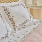 Karaca Home Roshell %100 Pamuk Çift Kişilik Pike Takımı Pudra thumbnail 6