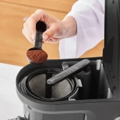 Karaca Hatır Plus 5 in 1 Konuşan Közde ve Sütlü Türk Kahvesi ve Filtre Kahve Makinesi Black Chrome thumbnail 3