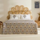 Karaca Home Cherly %100 Pamuk Tek Kişilik Pike Takımı Hardal thumbnail 1