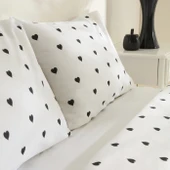 Sarah Anderson Amour Çift Kişilik Nevresim Takımı Siyah thumbnail 5