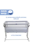 Chicco Next2me Pop-up Anne Yanı Beşik- Grey Mist thumbnail 4