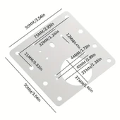 Paslanmaz Çelik Menteşe Onarım Plakası thumbnail 6