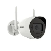 HIKVISION 2MP BULLET 2.8MM DS-2CV2021G2-IDW 30metre Kablosuz IP Kamera PoE Sesli thumbnail 3