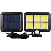120 Cob Led Solar Panelli 3 Modlu Du Lambası Mz-302 - 1