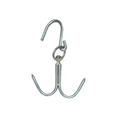 10 Mm Kasap Et Kancası - 2&39li Dönerli Set - Et İşleme - Hijyenik - Düzenli - Dayanıklı - Uzun Ömürlü - 1