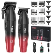 VGR V-640 Profesyonel Saç Kesme Makinesi – 9000 RPM, Paslanmaz Çelik, USB Şarjlı - 1