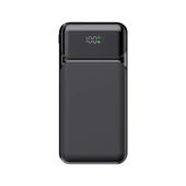 PowerBoost NIGHT 135B 10000mAh 22.5WDahiliKablo LCD GizliLED Siyah Taşınabilir Şarj Cihazı Powerbank - 1
