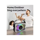 Vtn-82 Taşınabilir Kablosuz Işıklı Bluetooth Hoparlör Ses Değiştirme Özellikli - 5