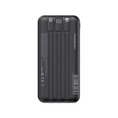 PowerBoost NIGHT 135B 10000mAh 22.5WDahiliKablo LCD GizliLED Siyah Taşınabilir Şarj Cihazı Powerbank - 2