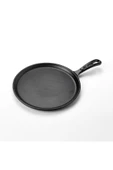 Lava Döküm Yuvarlak Pizza Krep Pankek Tavası Döküm Demir Yekpare Saplı Çap(Ø)20cm. - 2