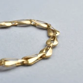 14 Ayar Altın Kaplama İtalyan Hafif Bileklik - BP00100 thumbnail 3