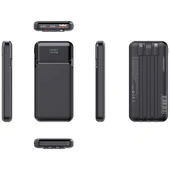PowerBoost NIGHT 125B 10000mAh 22.5W Dahili Kablolu LCD Siyah Taşınabilir Şarj Cihazı Powerbank - 4