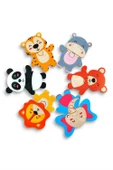 Ahşap Baby Puzzle 6 Hayvan, 2 Parçalı Yapboz - 1