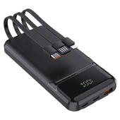 PowerBoost NIGHT 125B 10000mAh 22.5W Dahili Kablolu LCD Siyah Taşınabilir Şarj Cihazı Powerbank - 3
