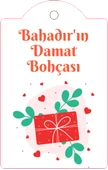 CBT İsme Özel Damat Bohçası Kartı 10 Adet - 3