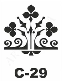 C-29 Artebella Stencil 15x20 Cm - 1